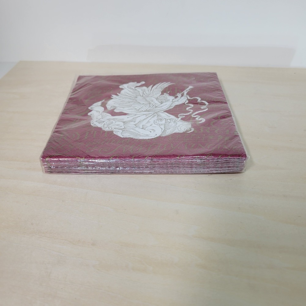 DesignWare Christmas Luncheon Napkins, Angel, Musical Notes, 16 Count - Picture 6 of 6